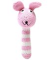 NatureZoo Rattle - Ms. Rabbit - Pink/White