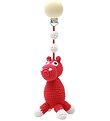 NatureZoo Pram Clip Toy - Ms. Hippo - Red
