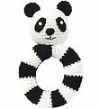 NatureZoo Rattle - Round - Sir Panda - Black/White