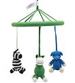NatureZoo Baby Mobile - Green w. Donkey/Elephant/Zebra