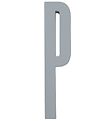 Design Letters Puiset kirjaimet - P - Harmaa