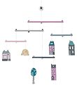 Sebra Baby Mobile - Wood - Village Girl