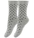 Fuzzies Sokkar - 2 Pakki - Grátt M. Doppur
