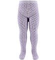 Fuzzies Tights - Pale Lavender w. The Purple Dots
