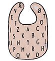 Design Letters Bib - Light Rose/Letters