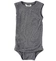 Joha Bodysuit Sleeveless - Wool/Silk - Dark Grey