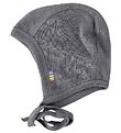Joha Baby Hat - Wool/Silk - Dark Grey