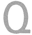 Thats Mine Letter - Q - Silver Glitter