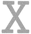 Thats Mine Letter - X - Silver Glitter