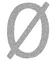 Thats Mine Letter - Ø - Silver Glitter