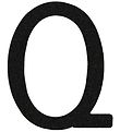 Thats Mine Letter - Q - Black Glitter