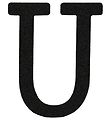 Thats Mine Letter - U - Black Glitter