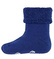 Fuzzies Babysocken - Anti-Rutsch Unterseite - Blau