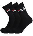 Fila Sports Socks - 3-Pack - Black