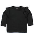 Petit by Sofie Schnoor Bluse - Schwarz m. Rüschen