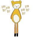 Fabelab Wallstickers - Dreamy Friend Bear - Yellow w. Bear