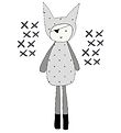 Fabelab Wallstickers - Dreamy Friend Pirate - Grey w. Pirate