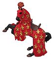 Papo Red Prince Philip Horse - H: 8 cm