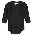 Joha Bodysuit L/S - Wool/Silk - Black