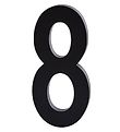 Design Letters AI Number - 8 - Black
