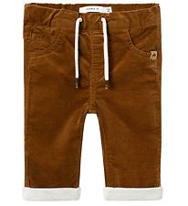 Name It Corduroy Trousers - NbmBen - Rubber
