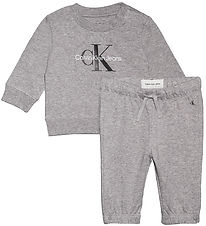 Calvin Klein Sweatset - Monogramm - Grey Heather