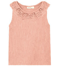 Name It Top - Rib - NmfHelianay - Apricot Blush w. Pointelle