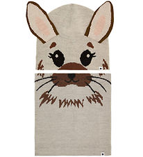 Molo Muts m. Tube - Wol/Acryl - Kleo - Kristalgrijs