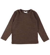 Joha Blouse - Wool - Dark Brown