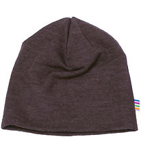Joha Beanie - Wool - 2-layer - Dark Brown