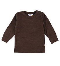 Joha Blouse - Wool - Dark Brown