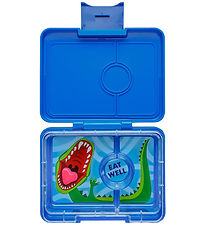 Yumbox Nestisbox M. 3 herbergi - Bento snarl - Surf Blue - Dino