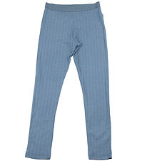 Joha Leggings - Wool/Silk - Blue