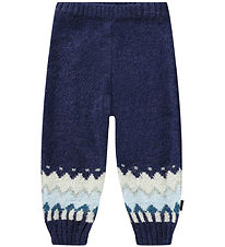 Molo Trousers - Signy - Wool - Blues