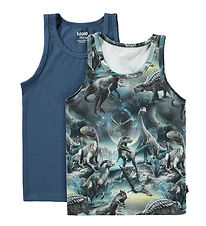 Molo Undershirt - Jayden - 2-Pack - Dinos Calm