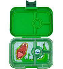 Yumbox Nestisbox M. 4 herbergi - Bento Panino - Jurassic Green -