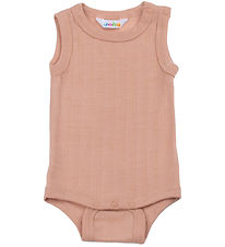 Joha Bodysuit u/æ - Wool/Silk - Peach