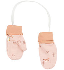 Joha Mittens - Wool/Cotton - 2-layer - Peach