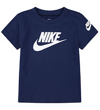 Nike Stuttermabolur - Midnight Dökkblátt
