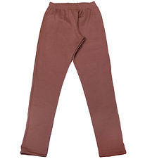 Joha Leggings - Wool - Red/Brown