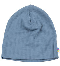 Joha Beanie - Wool/Silk - 2-layer - Blue