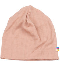 Joha Beanie - Wool/Silk - 2-layer - Peach