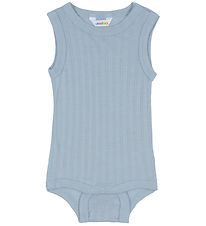 Joha Bodysuit u/æ - Wool/Silk - Dusty Blue