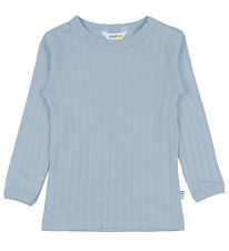 Joha Blouse - Wool/Silk - Dusty Blue