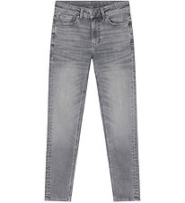 Indian Blue Jeans Jeans - Tapered Fit - Light Grey Gallaefni