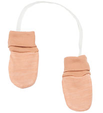 Joha Mittens - Wool/Bamboo - 2-layer - Peach