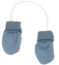 Joha Mittens - Wool/Bamboo - 2-layer - Blue