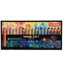 Stabilo Colouring Pencils - Woody - 18 pcs - Arty