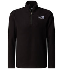 The North Face Flísjakki - Glacier - 1/4 zip - Svart