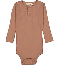 MarMar Bodysuit L/æ - Rib - Modal - Powder Taupe